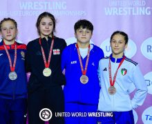 4 medalii cucerite de sportivii moldoveni la Campionatul European de Lupte U-15
