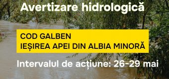 Cod Galben pe râul Răut: Risc de revărsare a apei în perioada 26–29 mai 2026