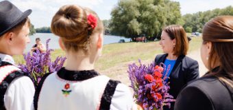 De Ziua Nistrului, șefa statului a participat la Festivalul „Dansul Vetrelor Nistrene” din Ștefan Vodă