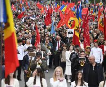Socialiștii au participat la Marșul Victoriei și al Regimentului Nemuritor, la Chișinău și în toate raioanele Moldovei