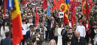 Socialiștii au participat la Marșul Victoriei și al Regimentului Nemuritor, la Chișinău și în toate raioanele Moldovei