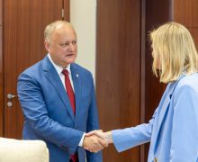 Igor Dodon a discutat cu candidata Țărilor de Jos pentru funcția de Secretar General adjunct al Consiliului Europei