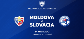 Selecționata de veterani a Moldovei, meci amical cu Slovacia