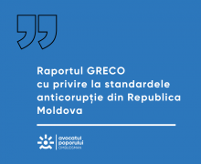 Raportul GRECO cu privire la standardele anticorupție din Republica Moldova: Progrese înregistrate, dar ritmul rămâne insuficient