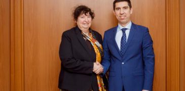 Mihai Popșoi a avut o întrevedere de rămas-bun cu ambasadoarea Austriei în Republica Moldova