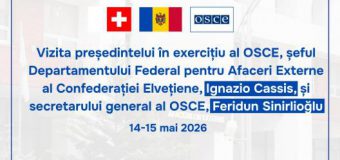 Președintele în exercițiu al OSCE și secretarul general al organizației, în vizită la Chișinău