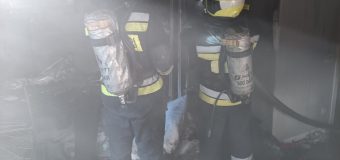 Incendiu în Capitală – lichidat de pompieri