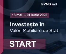 18 mai – 1 iunie 2026: o nouă rundă de subscriere prin platforma eVMS.md