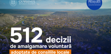 Au fost adoptate 512 decizii de amalgamare voluntară