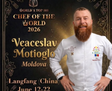 Moldova pe scena gastronomiei mondiale: Veaceslav Mitioglo concurează la Chef of the World 2026