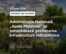 Guvernul a aprobat modificări privind organizarea și funcționarea Administrației Naționale „Apele Moldovei”