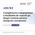 Se caută experți în Consiliul pe lângă Comisia pentru integrare europeană