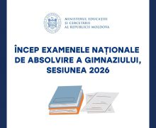 Încep examenele naționale de absolvire a gimnaziului