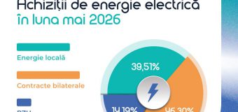 Energia electrică procurată în luna mai