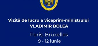 Vladimir Bolea are o vizită de lucru la Paris și Strasbourg