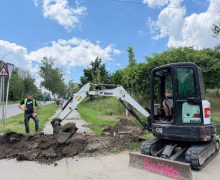 Au început lucrările de reabilitare a trotuarului de pe str. Studenților