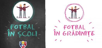Termenul limită de înscriere în proiectele Fotbal în Școli și Fotbal în grădinițe este 23 iunie 2026