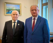 Igor Dodon s-a întâlnit cu Secretarul General al CSI, Serghei Lebedev
