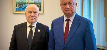 Igor Dodon s-a întâlnit cu Secretarul General al CSI, Serghei Lebedev