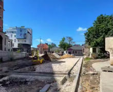 Zona de pe strada București, 86 este reabilitată integral de Primăria Chișinău