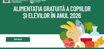 Primăria Chișinău: Organizarea alimentației gratuite în instituțiile de învățământ se realizează în conformitate cu prevederile legale