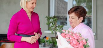 De Ziua Muncii, Irina Vlah a vizitat-o pe Sofia Boiko: „O femeie extraordinară, care la 79 de ani continuă să muncească!”
