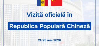 Ministrul Popșoi va efectua o vizită oficială în China