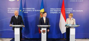 Republica Moldova și-a încheiat mandatul la Președinția Comitetului de Miniștri al Consiliului Europei