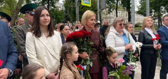 Irina Vlah, la Marșul Victoriei: Mulțumim eroilor care au învins fascismul!