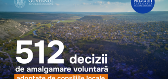Au fost adoptate 512 decizii de amalgamare voluntară
