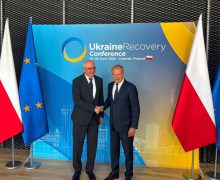 Alexandru Munteanu a avut o întrevedere cu Premierul Poloniei, Donald Tusk