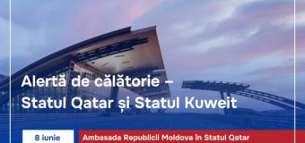 Atenționare de călătorie în Statul Qatar și Statul Kuweit