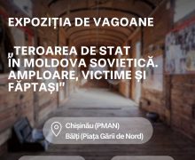 Evenimente speciale vor avea loc în cadrul expoziției de vagoane „Teroarea de stat în Moldova sovietică. Amploare, victime și făptași”