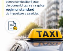 Din 1 iulie 2026, salariile conducătorilor auto din domeniul taxi vor fi impozitate conform regimului fiscal general stabilit