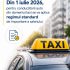 Din 1 iulie 2026, salariile conducătorilor auto din domeniul taxi vor fi impozitate conform regimului fiscal general stabilit
