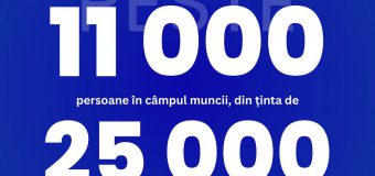 Peste 11 000 de persoane au fost ajutate să se angajeze în câmpul muncii în primele luni ale anului