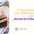 77 de proiecte au fost preselectate pentru finanțare în cadrul Programului „Acces la Cultură” 2026