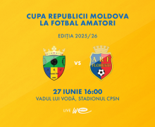 Programul finalei Cupei Moldovei la fotbal amator, ediția 2025/26