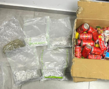 Captură de 1,2 kg de marijuana din Spania, la vama Leușeni: Doi pasageri – reținuți