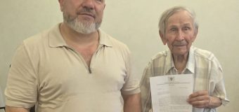 Un veteran al Războiului – cetățean de onoare al mun. Chișinău