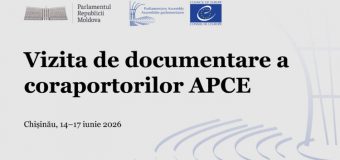 Coraportorii APCE efectuează o vizită de documentare în Republica Moldova