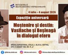 Expoziție aniversară la Biblioteca Națională: „Moștenire și destin: Vasilache și Beșleagă în dialogul etern”