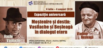 Expoziție aniversară la Biblioteca Națională: „Moștenire și destin: Vasilache și Beșleagă în dialogul etern”