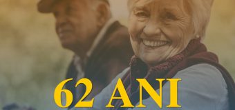 De astăzi, vârsta standard de pensionare pentru femei este de 62 ani