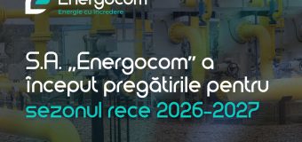 „Energocom” a început pregătirile pentru iarnă