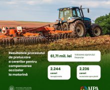 AIPA a încheiat procesul de recepționare și examinare a cererilor pentru compensarea accizelor la motorina utilizată în agricultură