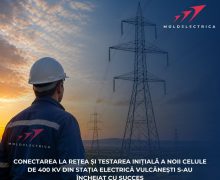 Noua celulă de 400 kV a Stației Electrice Vulcănești, realizată de Consorțiul „JV CELIN” și „Energobit” – conectată cu succes la rețea