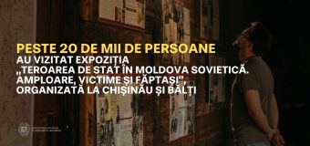 Peste 20 mii de persoane au vizitat expoziția „Teroarea de stat în Moldova sovietică. Amploare, victime și făptași”