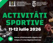 Competiții sportive în Chișinău care se vor desfășura în weekend