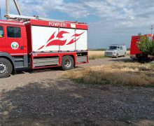 Incendiu izbucnit într-un lan cu cereale la Ștefan Vodă